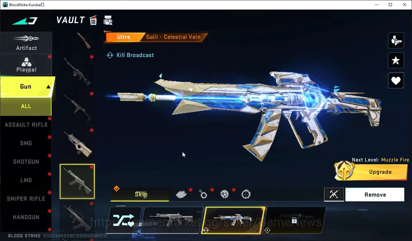 Blood Strike Accounts ASIA|ETERNAL DeAgle+MELEE TalonKnife,Collab TR FN2 image 20