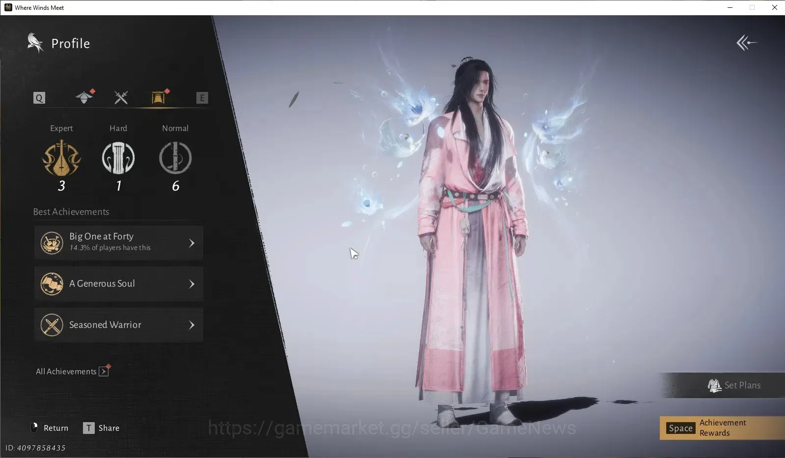 Where Winds Meet Accounts GLOBAL | Lv 11 | GS 4088 | Starter Lotusborne Radi image 3