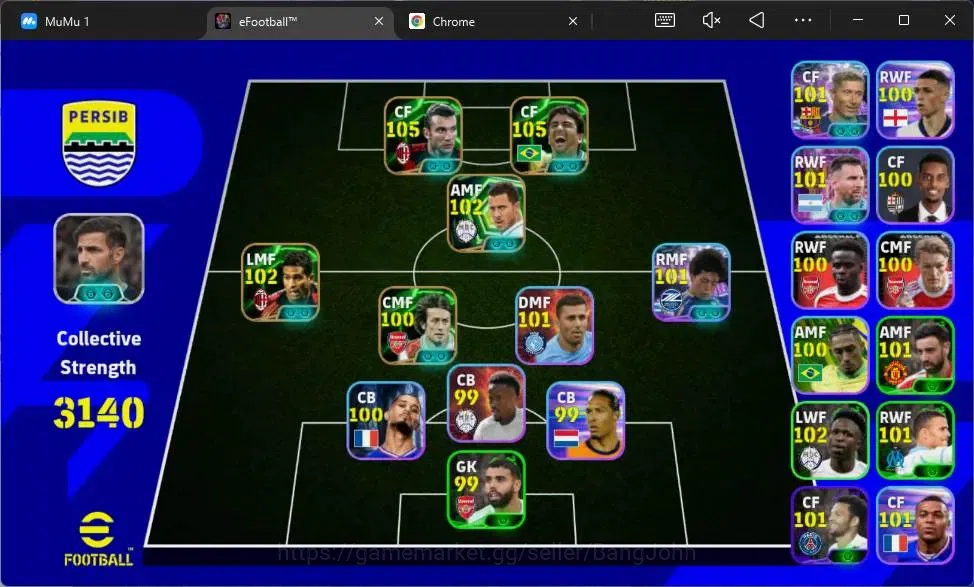 eFootball Accounts Android|PW 3140|Epic Bebeto,Shevchenko(2),Hazzard, image 2