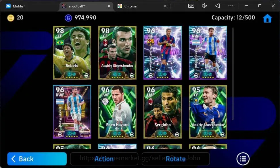 eFootball Accounts Android|PW 3140|Epic Bebeto,Shevchenko(2),Hazzard, image 4