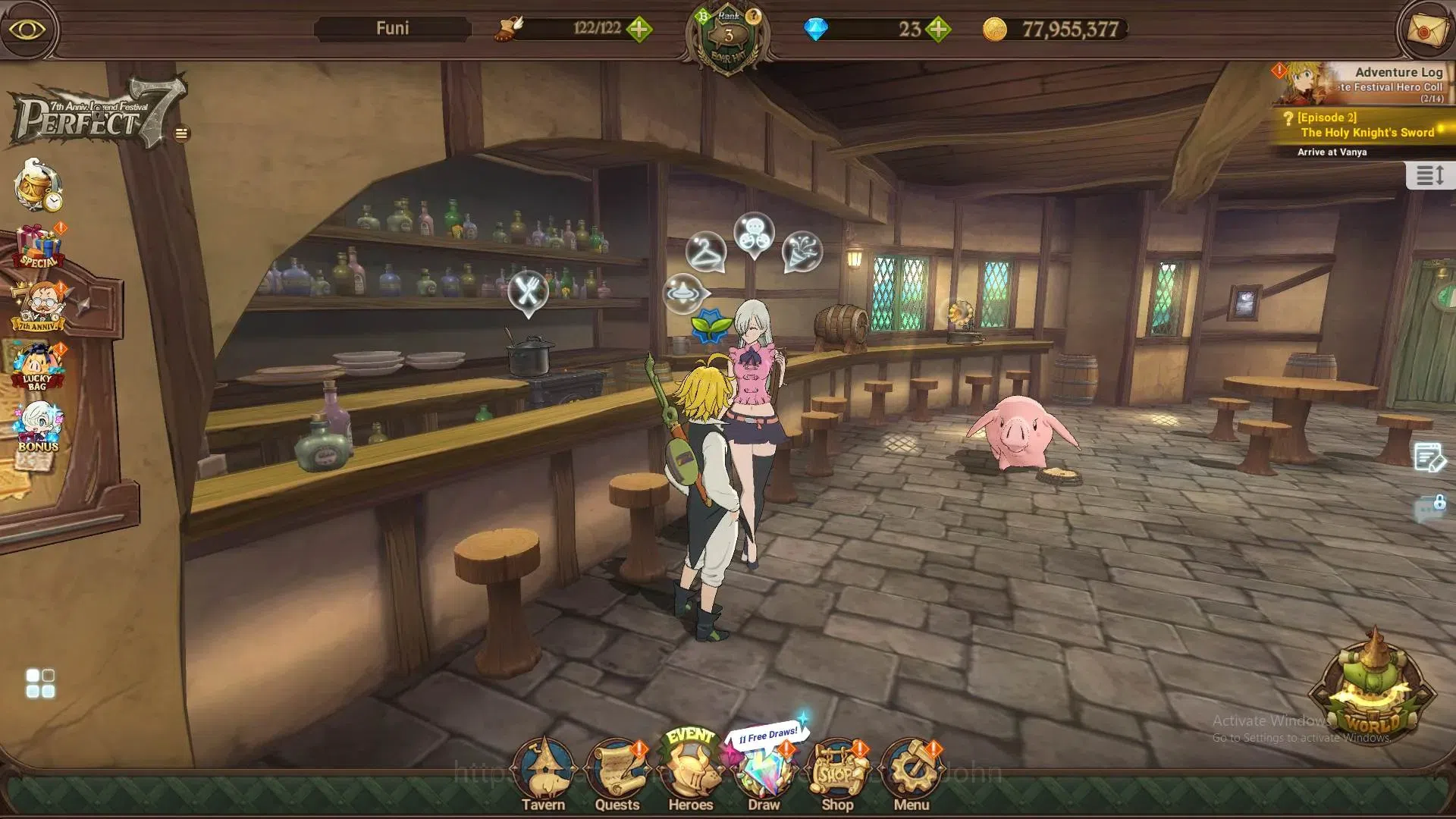 The Seven Deadly Sins: Grand Cross Accounts Global | 204K CC | 23 DM | UR Mesis 1/6, Menor 1/6 image 1