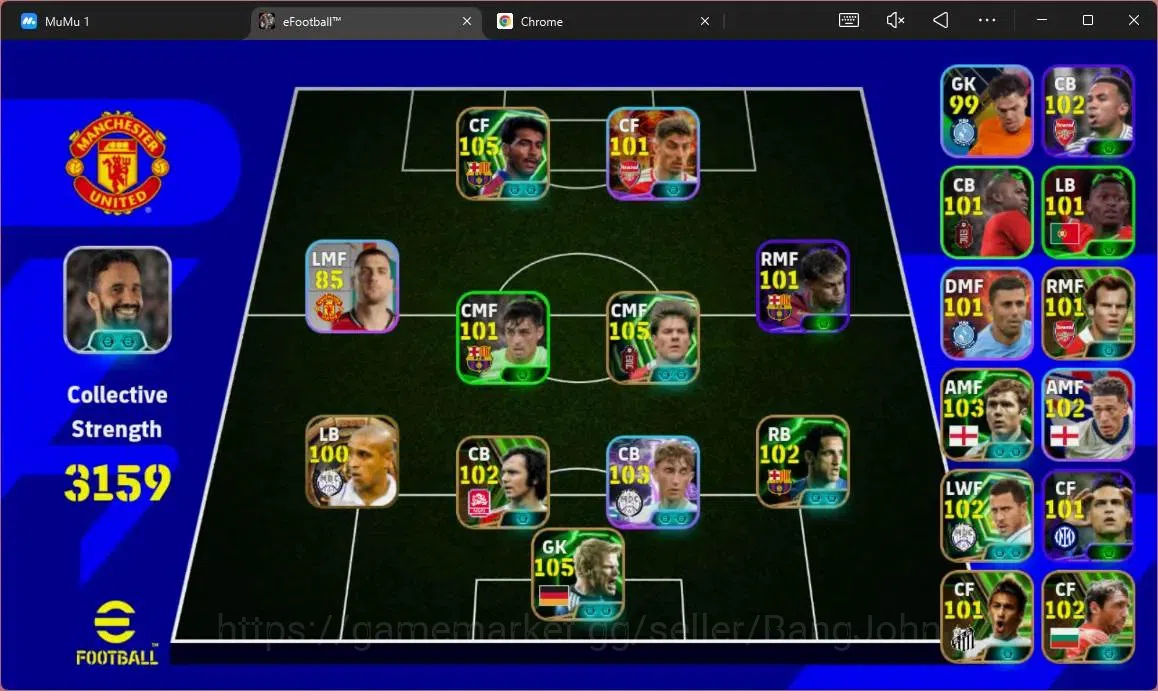 eFootball Accounts ANDROID|PW 3159|Epc Xabi Alonso|Epc Romario|Epc Ol image 2