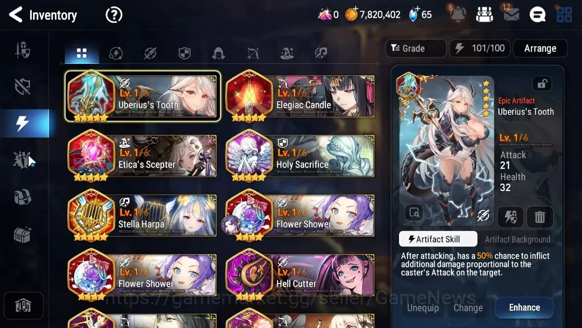 Epic Seven Accounts GLOBAL Unverif|New Era|3 ML(EIlynav, ATywin, AElen image 15