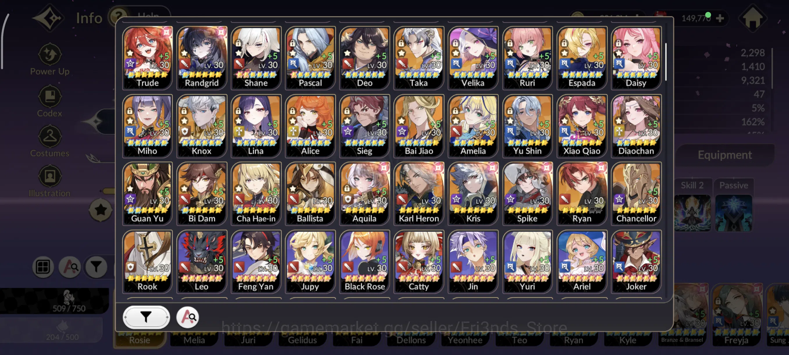 Seven Knights Re:Birth Accounts SKR34 | GLOBAL ASIA | ENDGAME  4 OLD 7K ROSIE T2 + image 2
