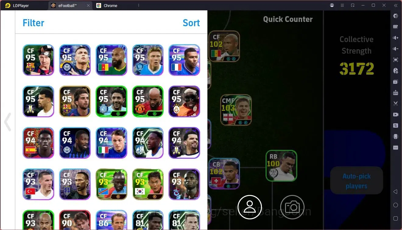 eFootball Accounts Mobile |PW 3172|Epic Ronaldo,Donadoni,Berbatov,Ger image 2