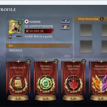 Watcher of Realms Accounts End-Game Global 60xx|Power 10M|16 Lord[Valderon,Ingrid,Ezareth,Iovar]Etc.|86 Legend