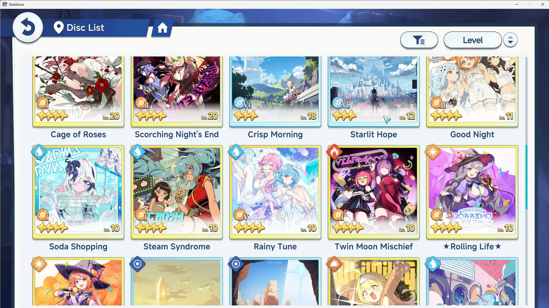 Stella Sora Accounts GLOBAL LV28|6 SSR 1 Limit(Firenze T5,Freesia T2,Na image 6