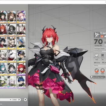 Arknights: Endfield Accounts ASIA|Lv 50|8 SSR 4 Limited + 9 (*6 Weapon)| Laevatain+Signature,Zhuang Fangyi,Gilberta,Liino