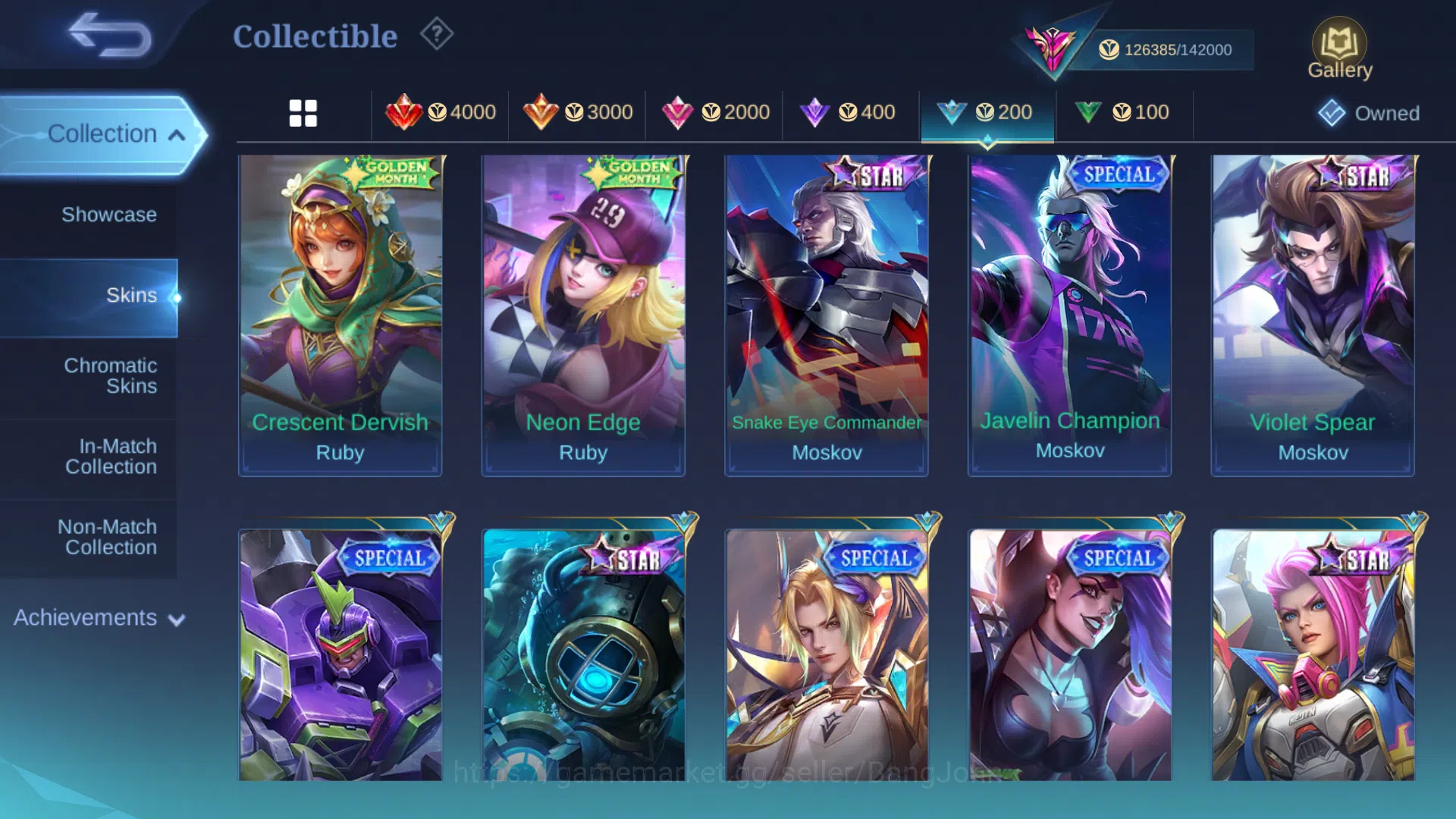 Mobile Legends: Bang Bang Accounts Hero 131 | Skin 428 | Akun Spek Gusion ( 2000 matc image 18