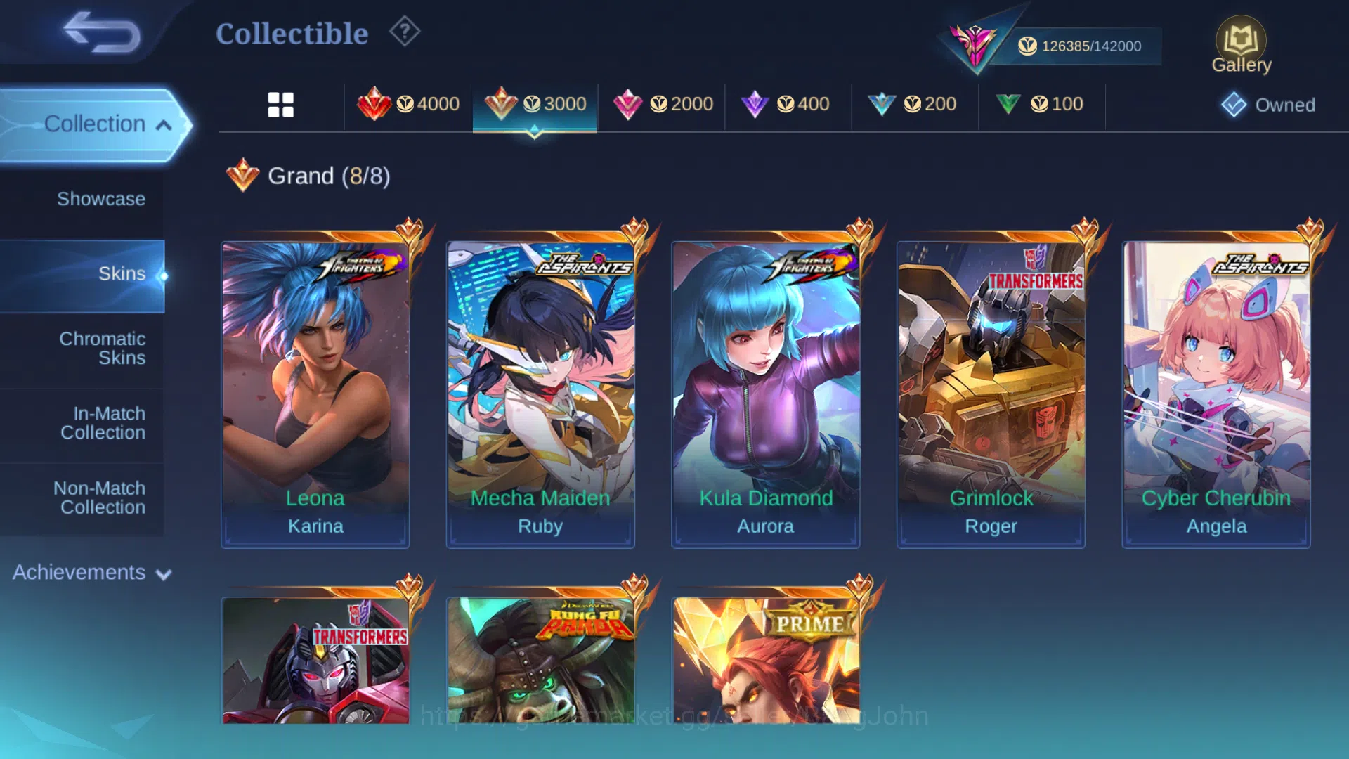 Mobile Legends: Bang Bang Accounts Hero 131 | Skin 428 | Akun Spek Gusion ( 2000 matc image 6