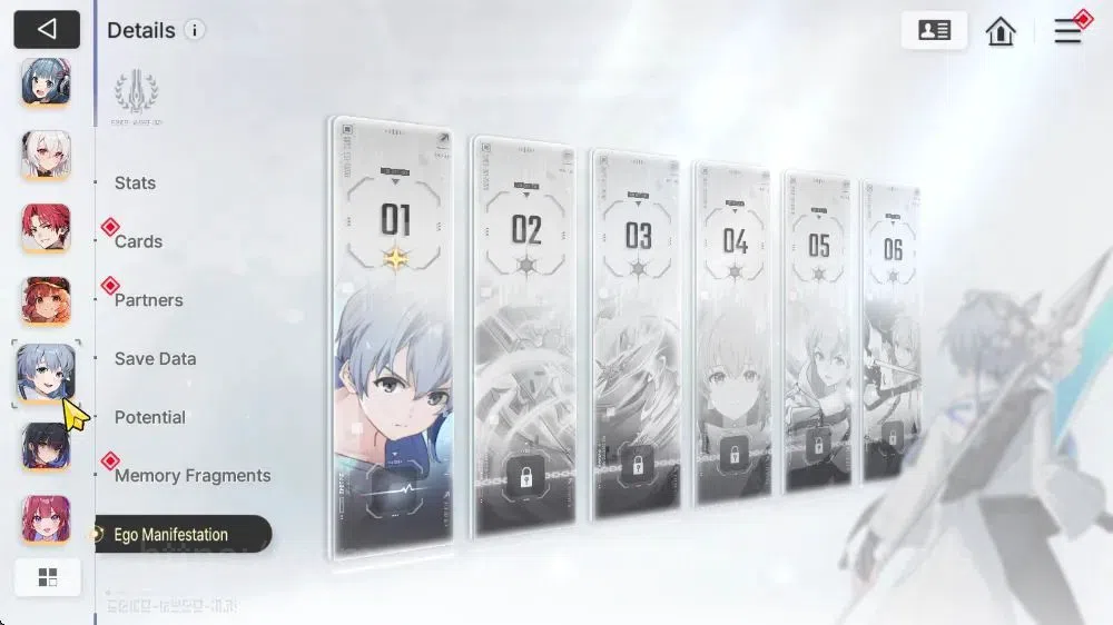 Chaos Zero Nightmare Accounts GLOBAL Lv 37|5 SSR[Hugo+Sign,Tiphera,Mei Lin,Narja,Magna]|8 7