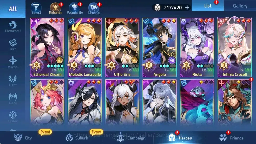 Mobile Legends: Adventure Accounts Global | LV 155 | 155M Power | Camp 65-4 | VIP 9 | image 3