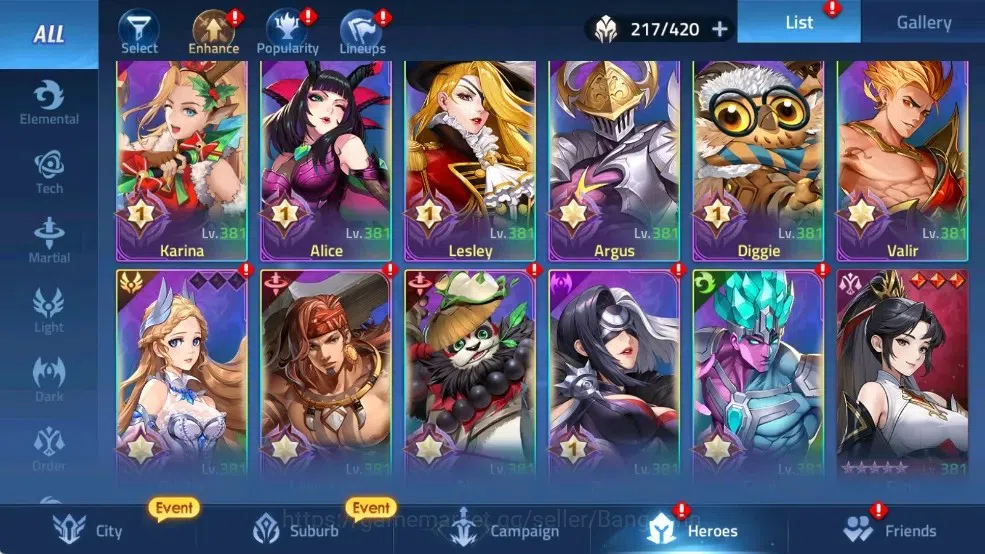 Mobile Legends: Adventure Accounts Global | LV 155 | 155M Power | Camp 65-4 | VIP 9 | image 6