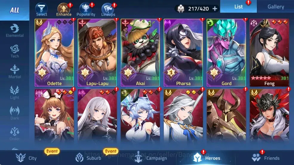Mobile Legends: Adventure Accounts Global | LV 155 | 155M Power | Camp 65-4 | VIP 9 | image 7