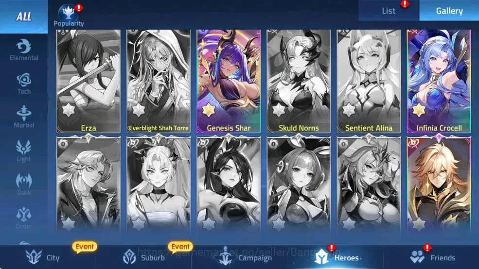 Mobile Legends: Adventure Accounts Global | LV 155 | 155M Power | Camp 65-4 | VIP 9 | image 9