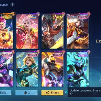 Mobile Legends: Bang Bang Accounts Collector Hero 133|Skin 410|PRIME Claude,KOF Karina,Sanrio