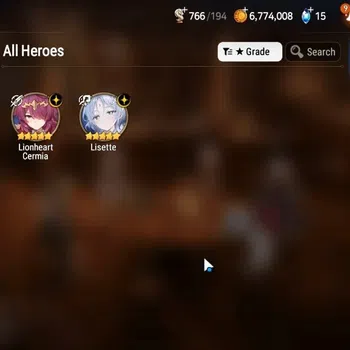 Epic Seven Accounts Starter GLOBAL UnVerif|New Era|2 ML(Lisette,Lionheart Cermia)+Bomb Model Kanna,Lidica,Etc|Poh ON|Abys F