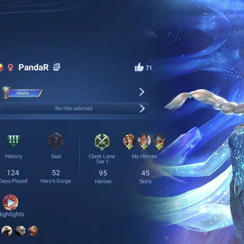 Honor of Kings Accounts Rare Skin Global Hero 95 Skin 45: Elsa Frozen (Flawless Lady Zhen) + Button, Legend Lady Sun, 2