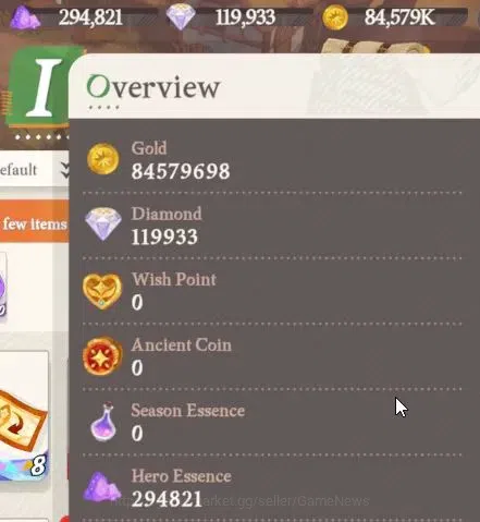 AFK Journey Accounts GLOBAL S455|5 Hero Selector|Supreme+ Aurora|2 Lege image 10