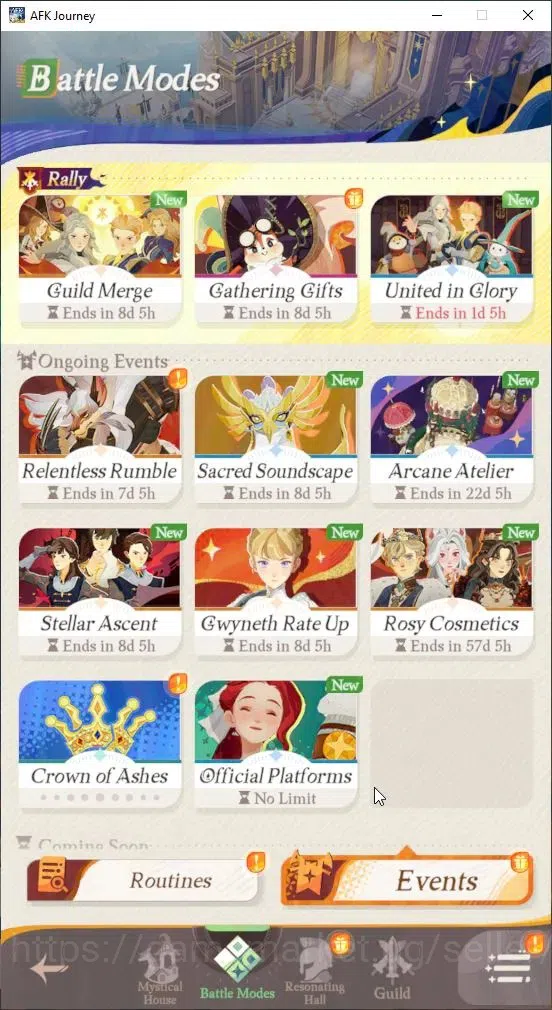 AFK Journey Accounts GLOBAL S455|5 Hero Selector|Supreme+ Aurora|2 Lege image 15