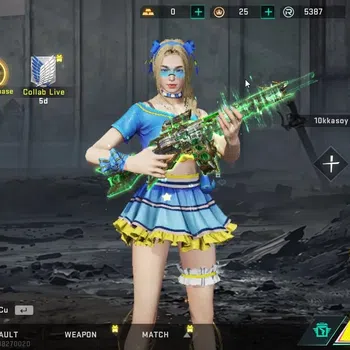 Blood Strike Accounts Collab Skin ASIA|2 ETERNAL Guns[Thompson Lv3,MP7 Lv3]|ULTRA [EMMA-Azure Wish,FN2000,Glock]|Collab