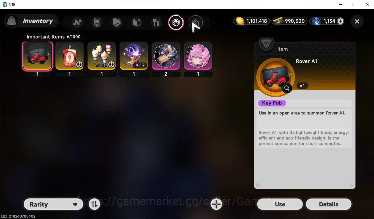 Neverness to Everness Accounts GLOBAL SEA|HL 16|TL 2|5 S-Class Chaos,Nanally,Jiuyuan,Sakiri,Fadia|1k Annulith|Skyrider 18