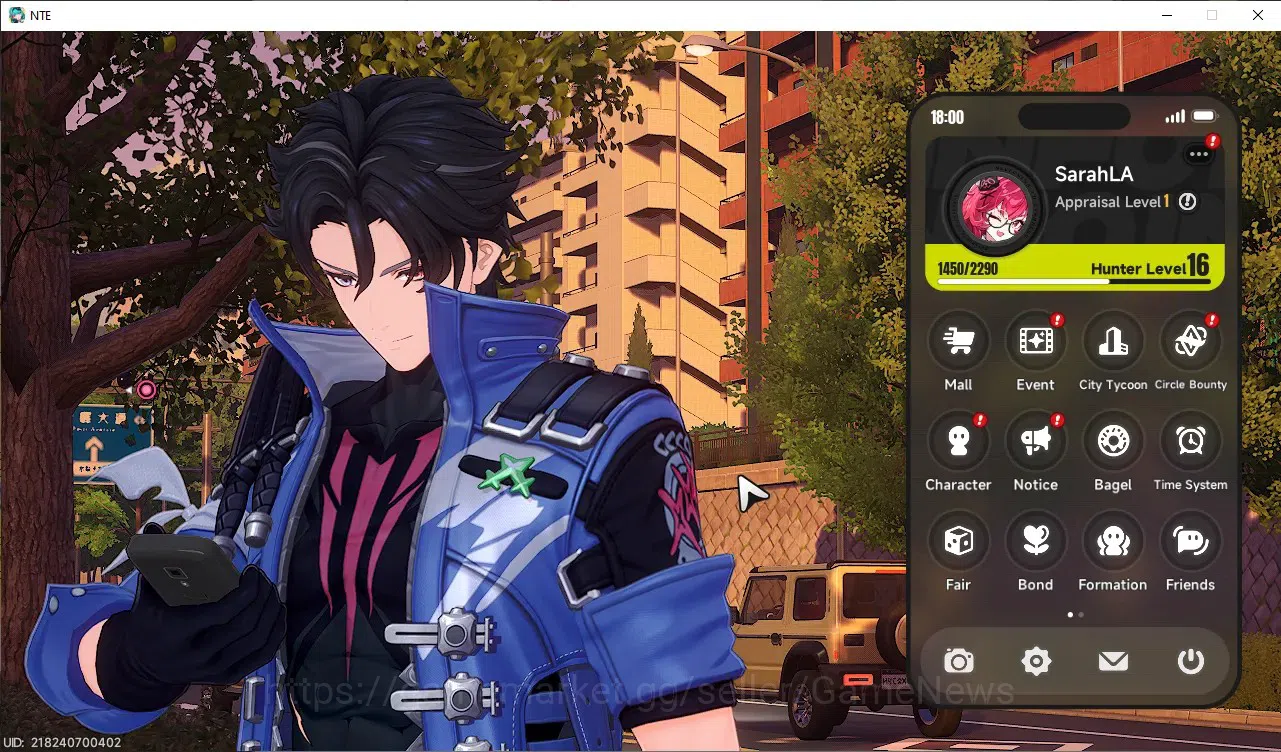Neverness to Everness Accounts GLOBAL SEA|HL 16|TL 2|5 S-Class Chaos,Nanally,Jiuyuan,Sakiri,Fadia|1k Annulith|Skyrider 9