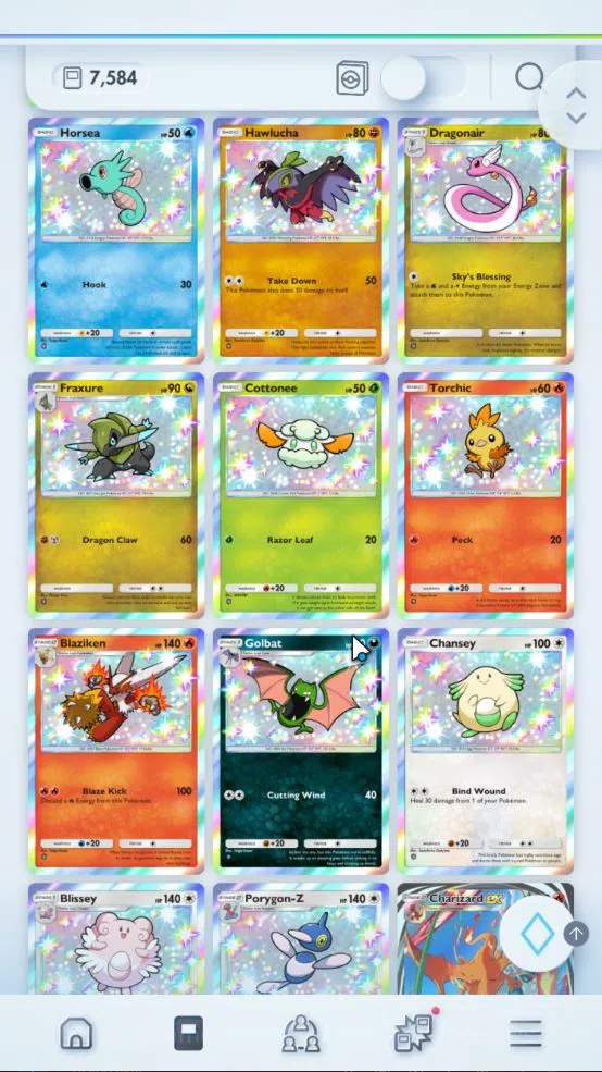 Pokémon TCG Pocket Accounts EN 7,5K Card|181 EX|4 Crown [Lunala,Arboliva,Metal image 4