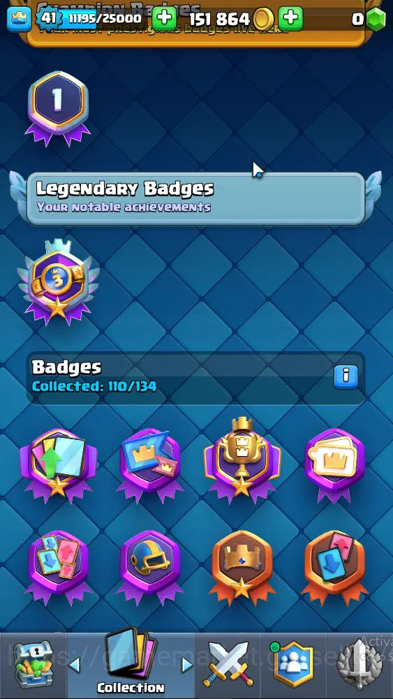 Clash Royale Accounts High-End Lv 44|Trophy 8840|KTL 14|Limit Skin|Total Card 121|2 HERO 13 EVO 8 Camps 21 Legend 33 Epic 30 10
