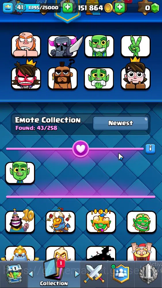 Clash Royale Accounts High-End Lv 44|Trophy 8840|KTL 14|Limit Skin|Total Card 121|2 HERO 13 EVO 8 Camps 21 Legend 33 Epic 30 7
