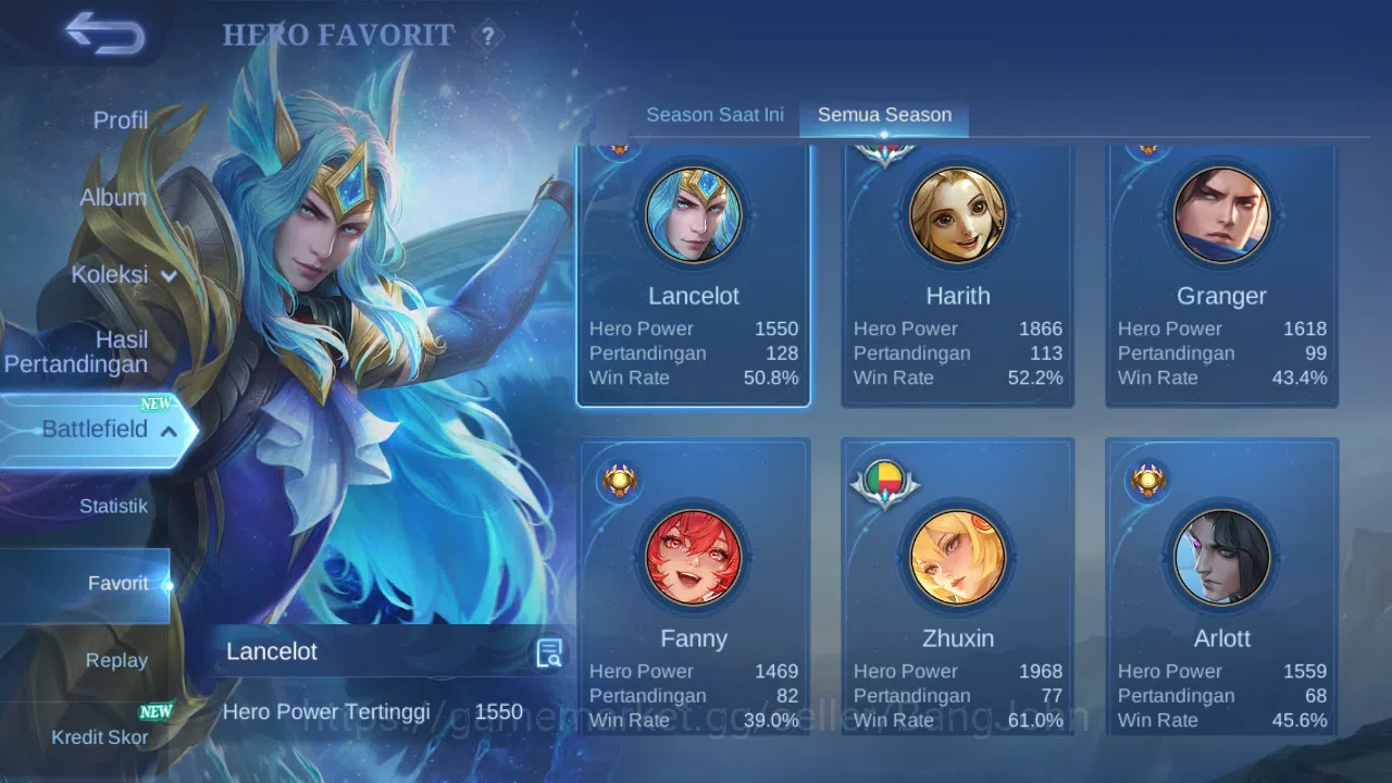 Mobile Legends: Bang Bang Accounts Hero 63 Skin 109 | Zodiac Lance | Stunt Brody | Li image 11