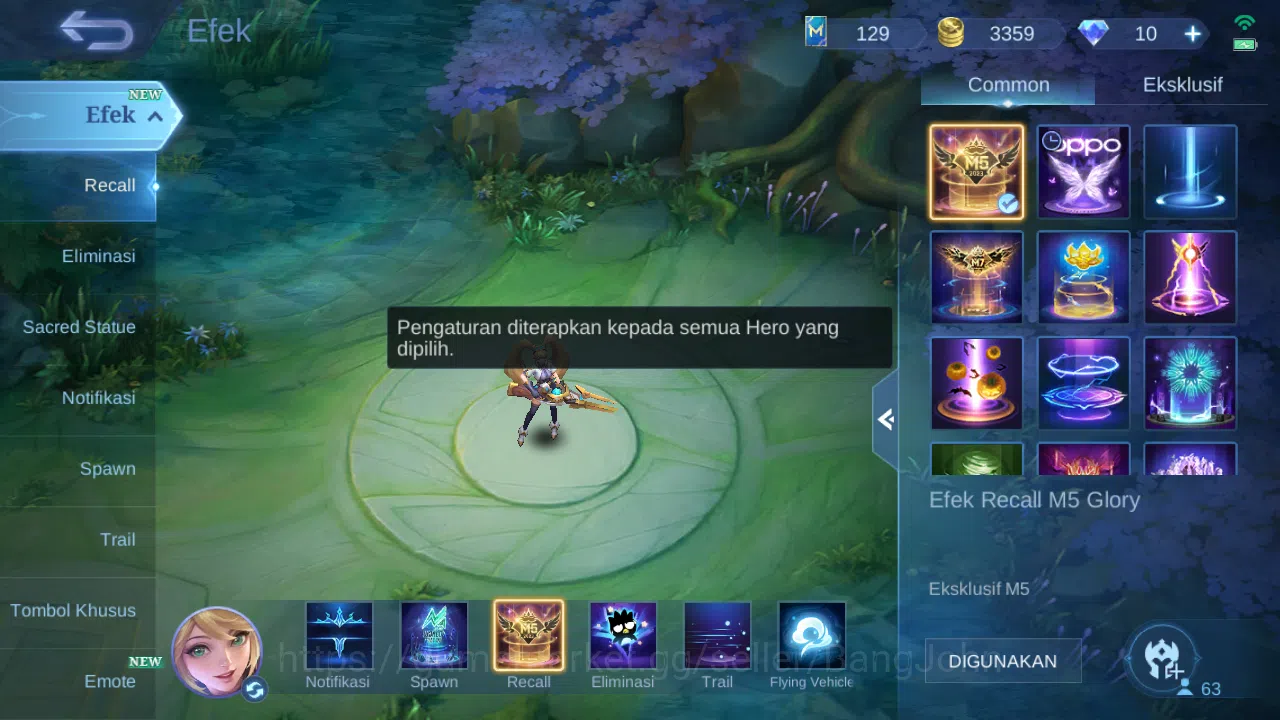 Mobile Legends: Bang Bang Accounts Hero 63 Skin 109 | Zodiac Lance | Stunt Brody | Li image 9