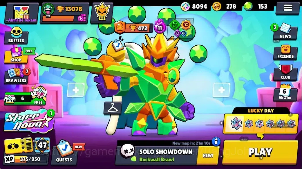 Brawl Stars Accounts Android|13078 Thropy|51 Brawlers-14 Max-11 Hyperch image 1