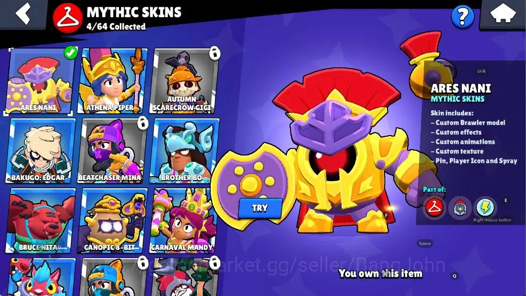 Brawl Stars Accounts Android|13078 Thropy|51 Brawlers-14 Max-11 Hyperch image 17
