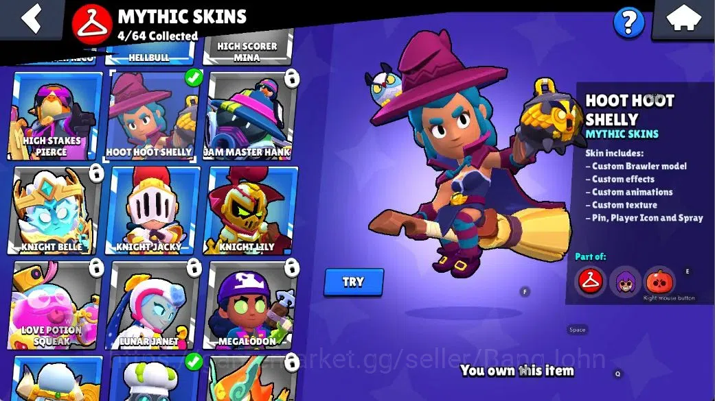Brawl Stars Accounts Android|13078 Thropy|51 Brawlers-14 Max-11 Hyperch image 18