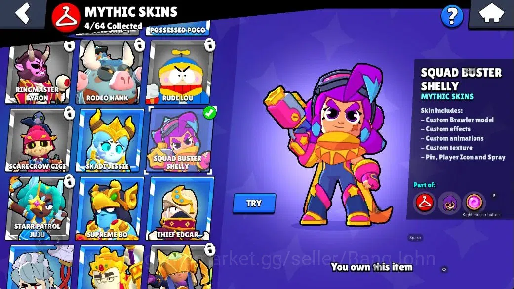 Brawl Stars Accounts Android|13078 Thropy|51 Brawlers-14 Max-11 Hyperch image 20