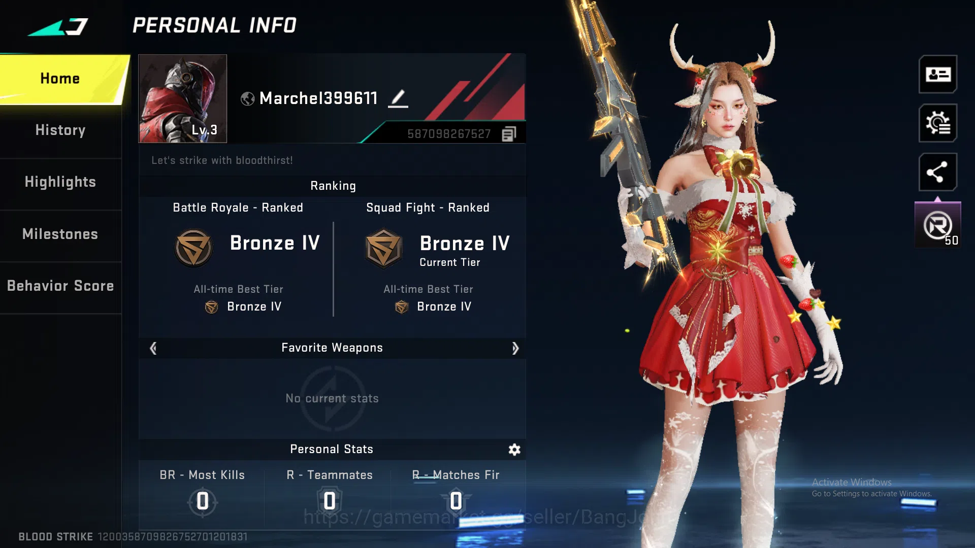 Blood Strike Others Polosan Ultra UMP+Ran | Change Name |  BS241B image 1