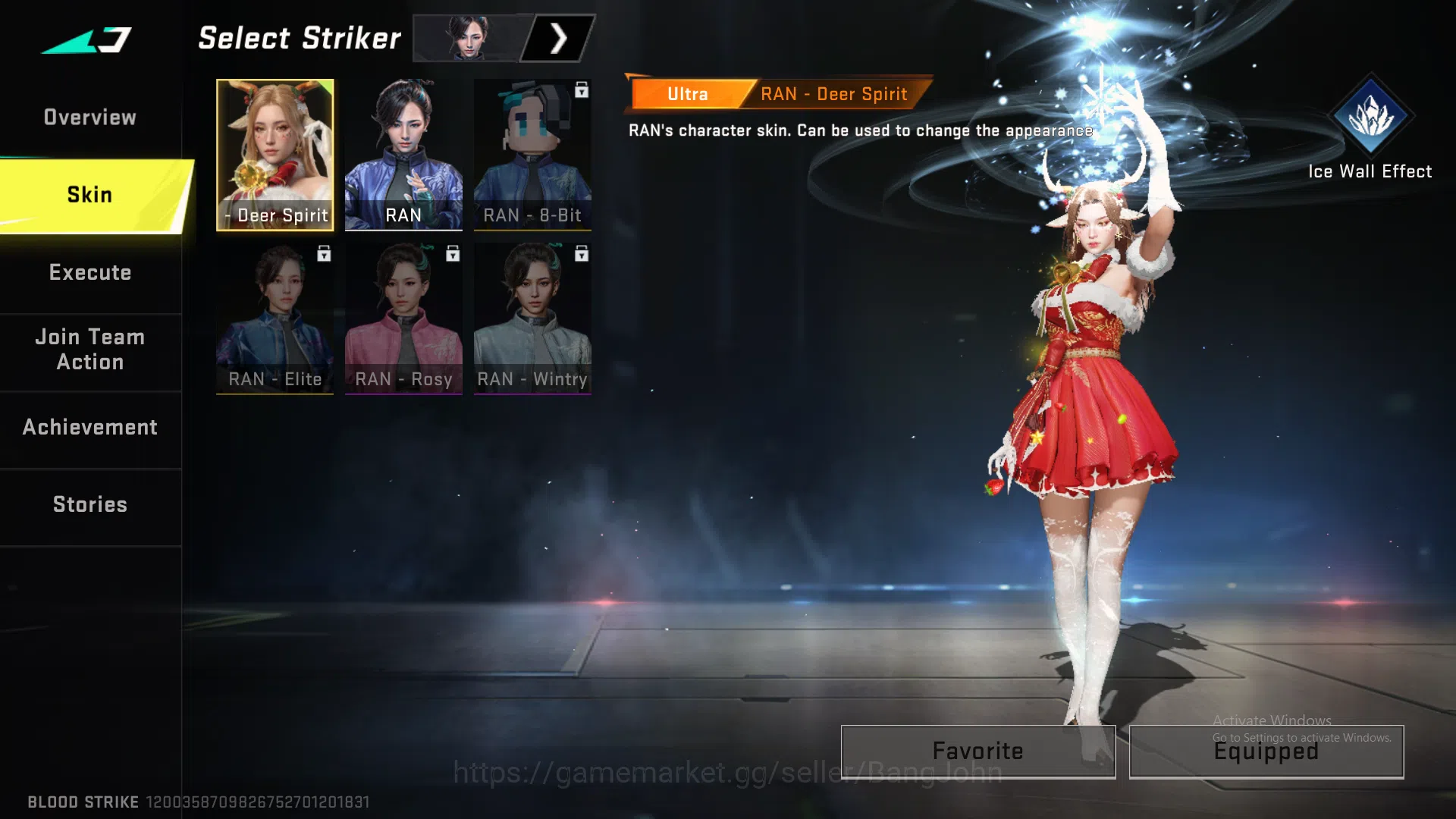 Blood Strike Accounts Others Polosan Ultra UMP+Ran | Change Name |  BS241B 4
