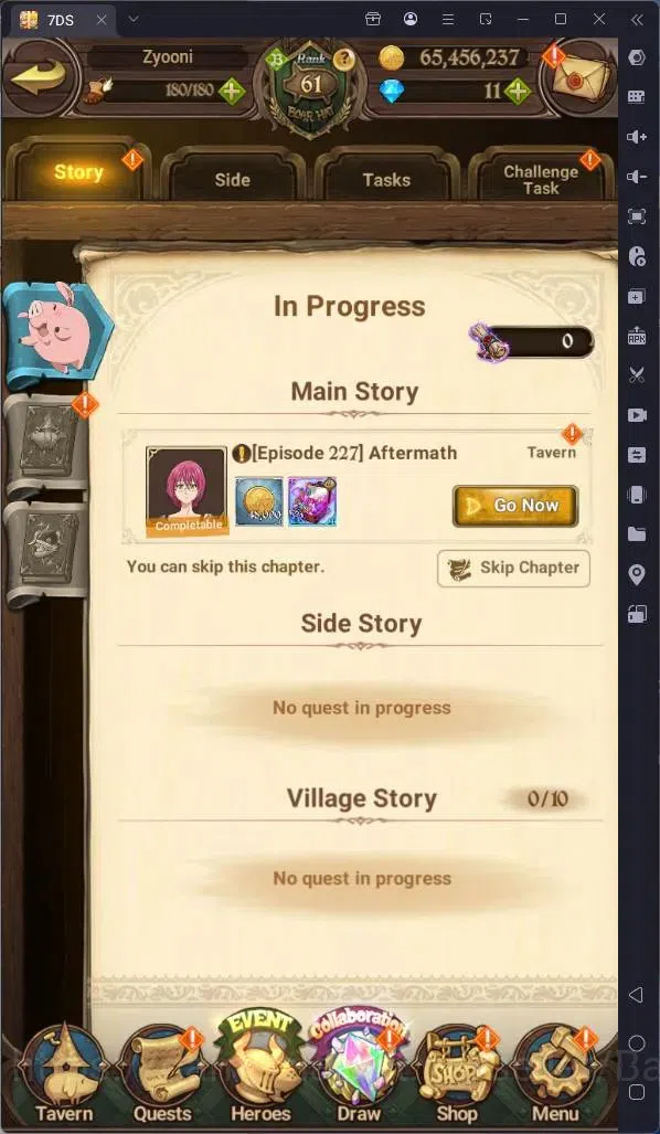 The Seven Deadly Sins: Grand Cross Accounts Endgame ASIA |3.3M Power|LR Meliodas 3/6|UR Menor 1/6,Skuld 1/6,ODK 1/6,Meliza 2