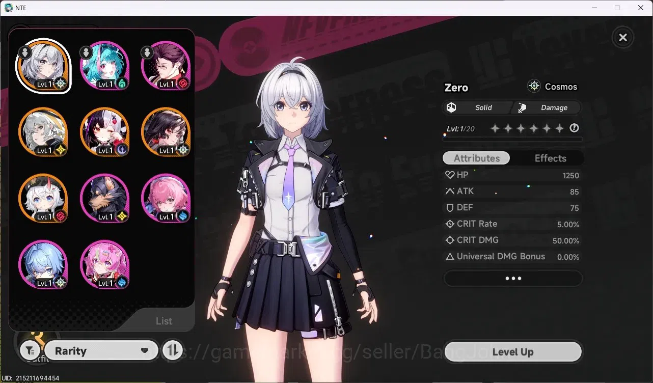 Neverness to Everness Accounts SEA|Lv.6|Starter|4 S-Class [Lacrimosa,Hotori],Saki image 2