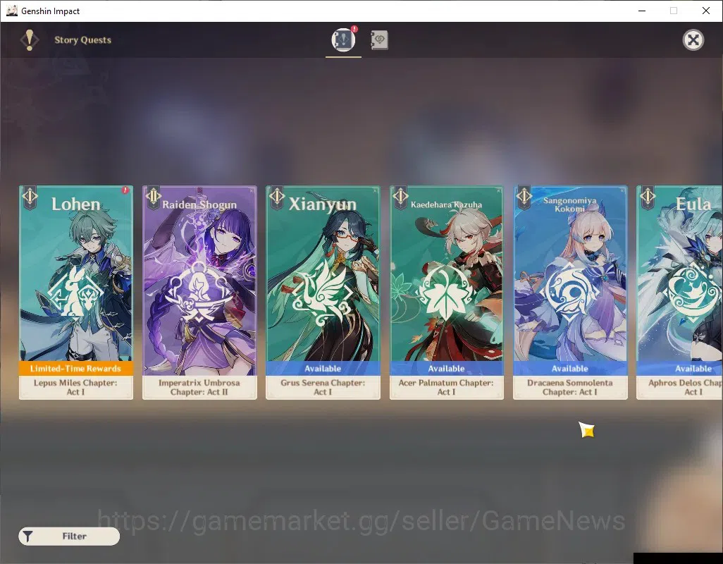 Genshin Impact Accounts ASIA|FREE ZZZ & HSR|AR 55|3 Limited + 1 (*5 Weapon image 15