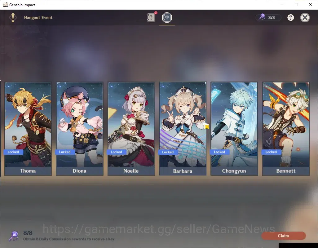 Genshin Impact Accounts ASIA|FREE ZZZ & HSR|AR 55|3 Limited + 1 (*5 Weapon image 19