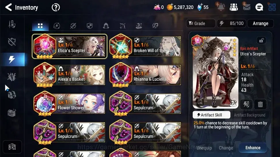 Epic Seven Accounts GLOBAL|UnVerif|3 ML(Rhianna&Luciella,Last Rider Kr image 16