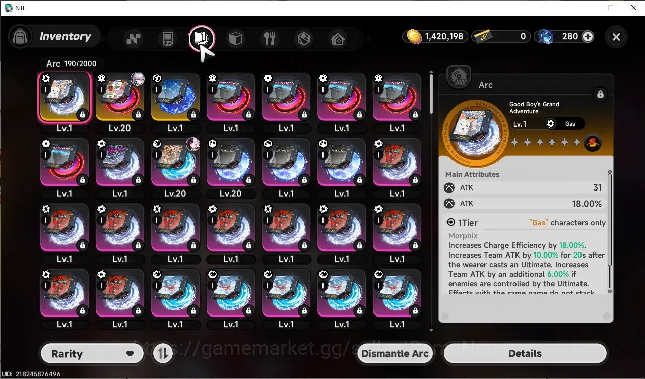 Neverness to Everness Accounts GLOBAL SEA|HL 15|6 SSR Lacrimosa,Hotori,Baicang,Ji image 17