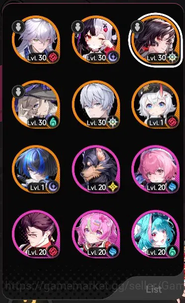 Neverness to Everness Accounts GLOBAL SEA|HL 15|6 SSR Lacrimosa,Hotori,Baicang,Ji image 2