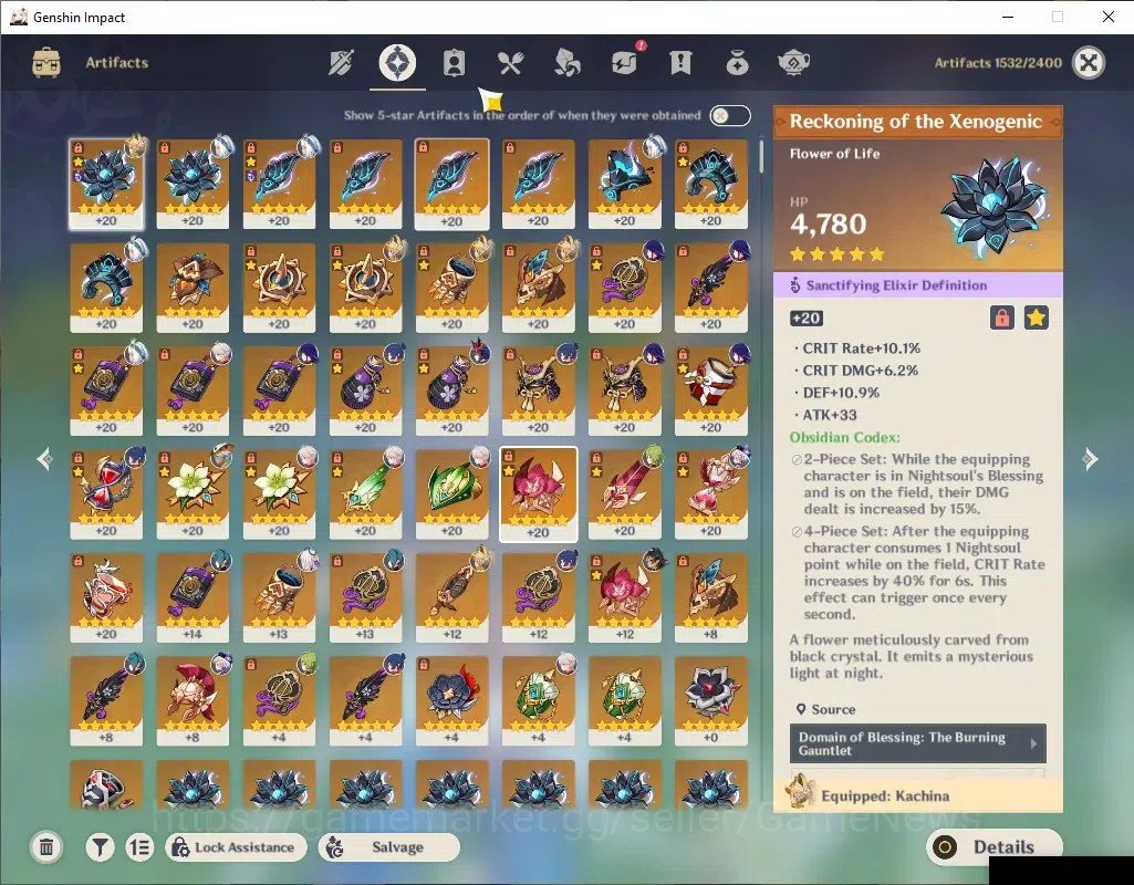 Genshin Impact Accounts ASIA|Rate ON|AR 55|4 Limited+1(*5Wep)|Raiden Shogu image 5
