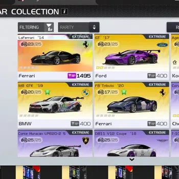 Racing Master Accounts SEA|Lv 17|2 PL Cars (LaFerarri & Veyron SS) + 45 Cars (Agera RS,XJ220,GT-R,S2000,M2 Coupe)Etc|86K