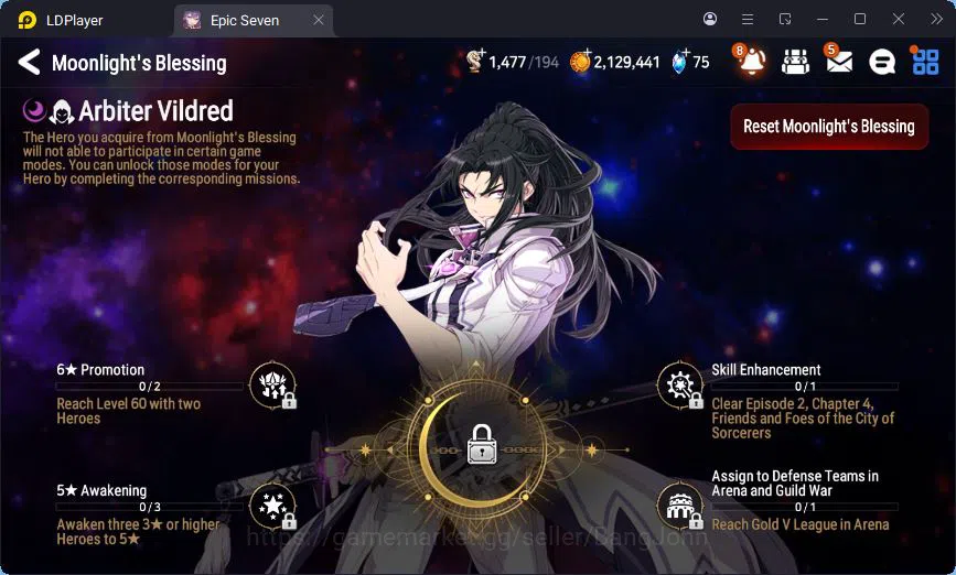 Epic Seven Accounts Global Unverif | 3ML | Vildred | Veronika | Angeli image 2