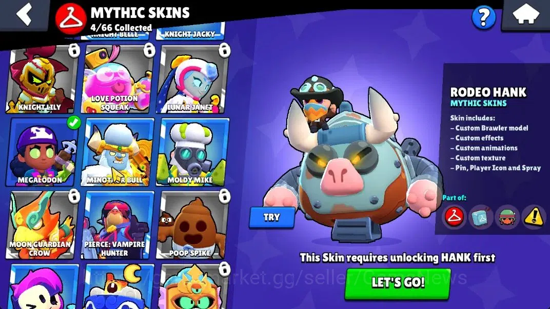 Brawl Stars Accounts 2989 Trophy|31 Brawler 5 Max Lvl (Star Nova,Ollie,Etc)|1 Hypch Skin (SG Rico) 1 Legend 1 Mythic 7 20