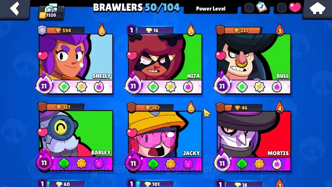 Brawl Stars Accounts 2989 Trophy|31 Brawler 5 Max Lvl (Star Nova,Ollie,Etc)|1 Hypch Skin (SG Rico) 1 Legend 1 Mythic 7 5